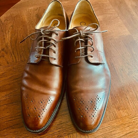 Cole Haan C20153 Mens Warren Cap Toe Oxford - British Tan Size 12 M Cole Haan Men main image 3